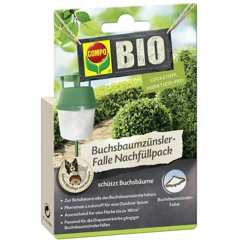COMPO BIO Buchsbaumzünsler Falle Nachfüllpack insektizid-frei COMPO BIO Buchsbaumzünsler Falle Nachfüllpack Insektizid-frei -COMPO Shop 11093989 1