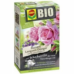 COMPO BIO Rosen Langzeit-Dünger Mit Schafwolle 750 G