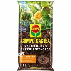 COMPO CACTEA® Kakteen- Und Sukkulenten Erde 5 Liter