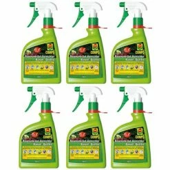 6 X 1 Liter COMPO Rasenunkraut-Vernichter Banvel Quattro AF Anwendungsfertig
