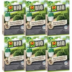 6x COMPO Bio Buchsbaumzünslerfalle Nachfüller 3er, Insektizidfrei, Für 180m²