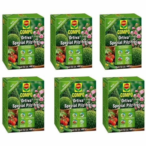 6 x 20 ml COMPO Ortiva Spezial Pilz-frei Fungizid Pilzbekämpfung 6 X 20 Ml COMPO Ortiva Spezial Pilz-frei Fungizid Pilzbekämpfung -COMPO Shop 26506131 1