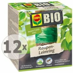 12 X COMPO BIO Raupen-Leimring Insektizidfrei, 5 M