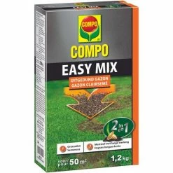 Rasenerneuerungs Fertilizers Compo Easy Mix 2-in-1 (50 M²) 1,2 Kg