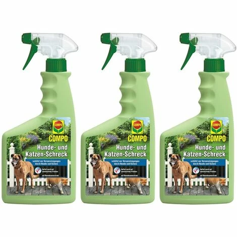 3 x 500 ml COMPO Hunde- und Katzen-Schreck Fernhaltemittel 3 X 500 Ml COMPO Hunde- Und Katzen-Schreck Fernhaltemittel -COMPO Shop 29984101 1