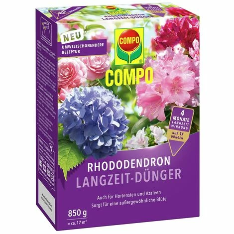 COMPO Rhododendron Langzeit-Dünger - 850 g für ca. 17 m² COMPO Rhododendron Langzeit-Dünger - 850 G Für Ca. 17 M² -COMPO Shop 52499230 1