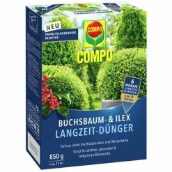 COMPO Buchsbaum- Und Llex Langzeit-Dünger - 850 G Für Ca. 17 M²
