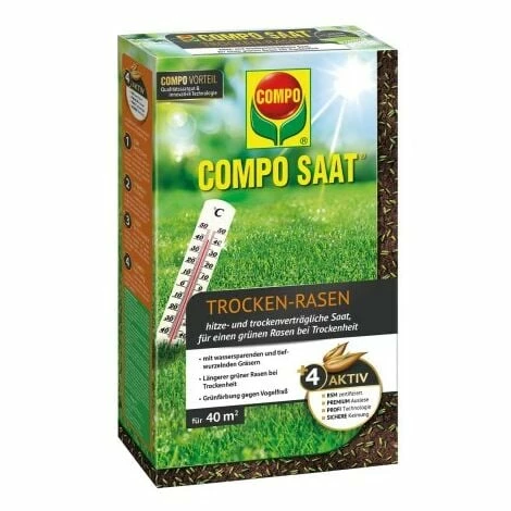 Trocken-Rasensamen 1kg f. 40m2 Compo Trocken-Rasensamen 1kg F. 40m2 Compo -COMPO Shop 58824308 1