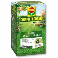 Langzeit Rasendünger COMPO FLORANID Rasen Langzeit-Dünger 3 Kg