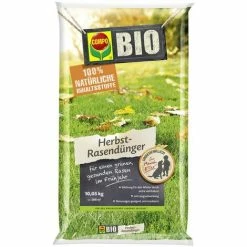 COMPO Bio Herbst-Rasendünger 10.05 Kg Für Ca. 200 M²