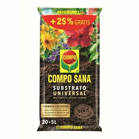 COMPO SANA Universal-Substrat 20 + 5 Liter COMPO SANA Universal-Substrat 20 + 5 Liter -COMPO Shop 71927234 1